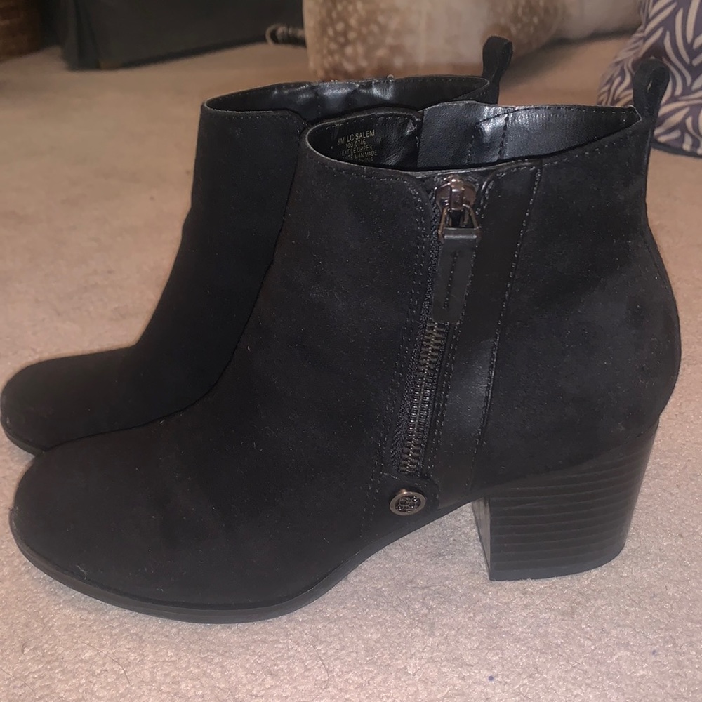 Liz Claiborne black booties